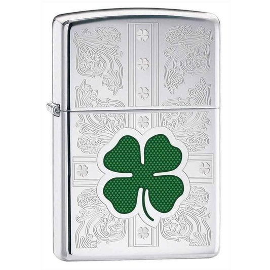 Zippo Lighter - Dazzling Clovers - Lighter USA