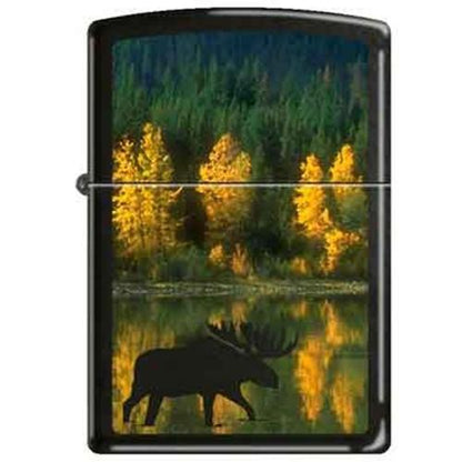 Zippo Lighter - Autumn Moose - Lighter USA