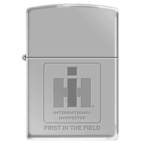 Zippo Lighter - IH Logo First In The Field High Polish Chrome - Lighter USA