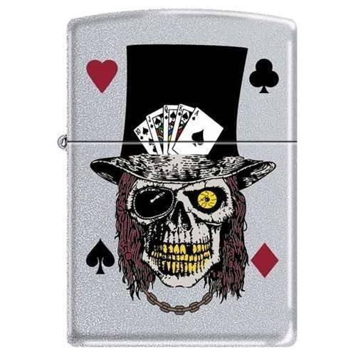 Zippo Lighter - Skull with Top Hat - Lighter USA