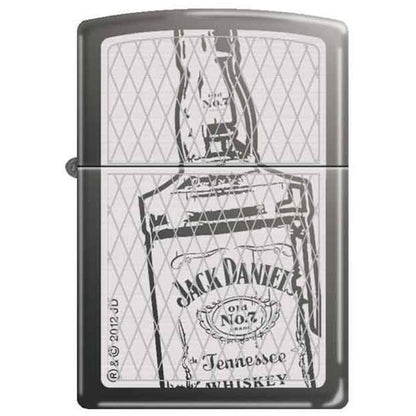 Zippo Lighter - Jack Daniel's Bottle Black Ice - Lighter USA