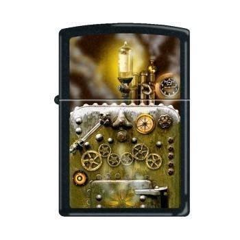 Zippo Lighter - Steampunk Black Matte - Lighter USA