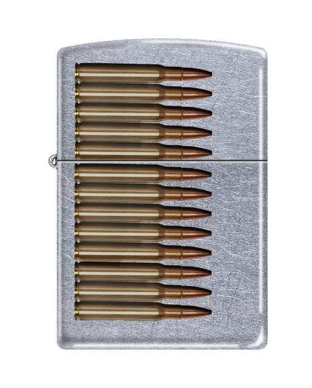 Zippo Lighter - Bullets Street Chrome - Lighter USA