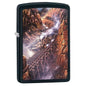 Zippo Lighter - Black Canyon Express Black Matte - Lighter USA