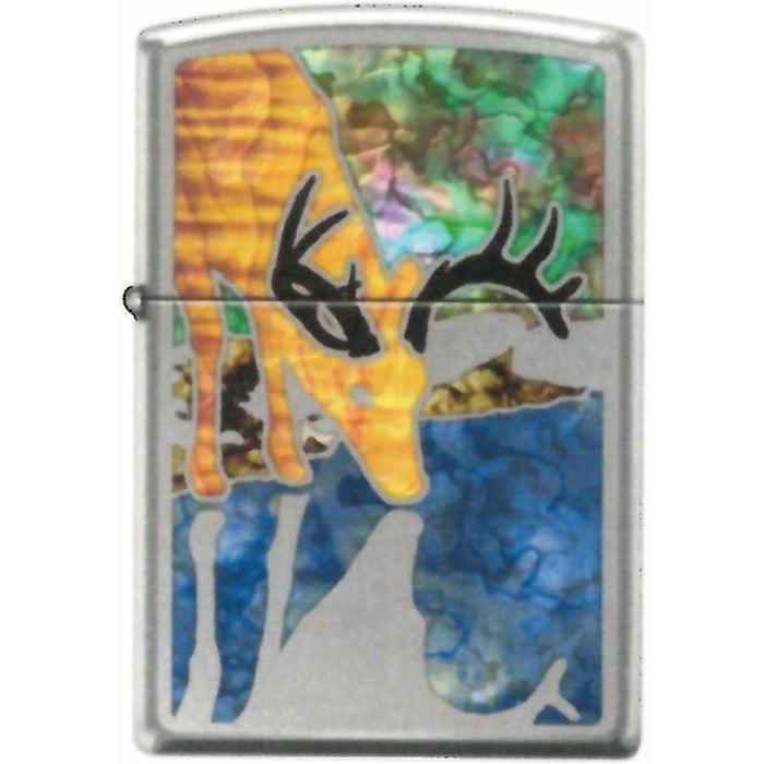 Zippo Lighter - Buck Fuzion Hi Polished Chrome - Lighter USA