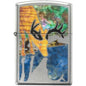 Zippo Lighter - Buck Fuzion Hi Polished Chrome - Lighter USA