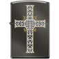 Zippo Lighter - Jewelry Heart & Cross Black Ice - Lighter USA