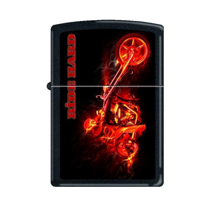 Zippo Lighter - Night Devil Black Matte - Lighter USA