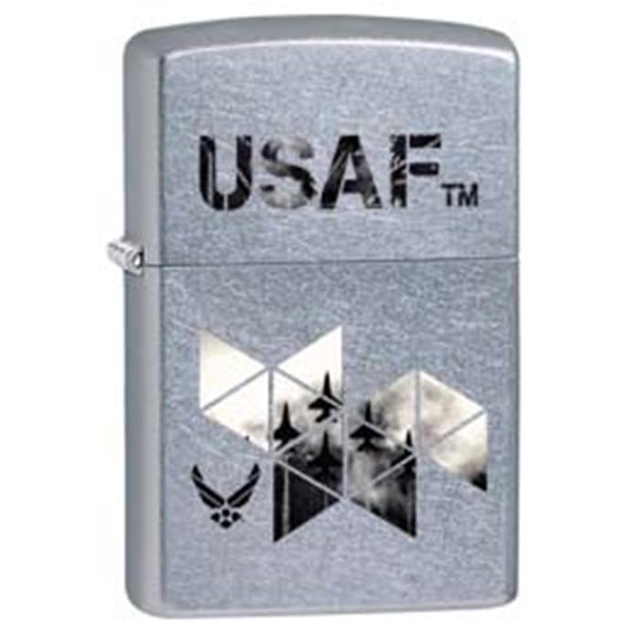 Zippo Lighter - USAF Jets Street Chrome - Lighter USA