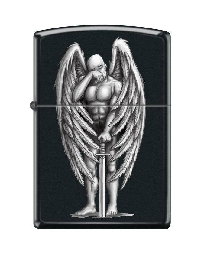 Zippo Lighter - Tired Angel Warrior - Lighter USA