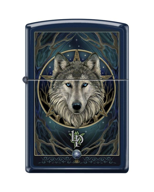 Zippo Lighter - Lisa Parker Wolf Design - Lighter USA