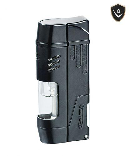 Vector Delta Double Flame Lighter with Cigar Punch - Lighter USA