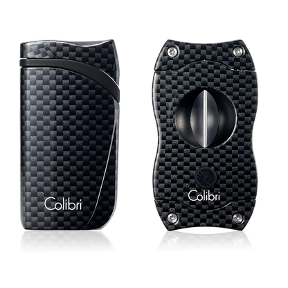 Colibri Falcon & V-Cut Gift Set - Lighter USA