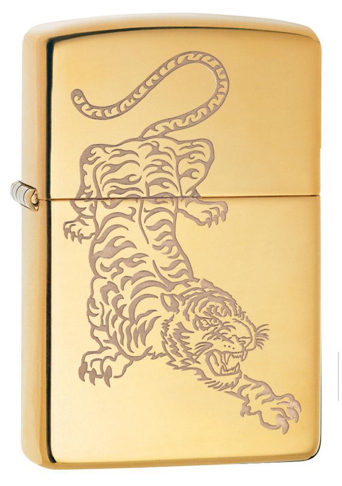 Zippo Lighter - Tiger Design - Lighter USA
