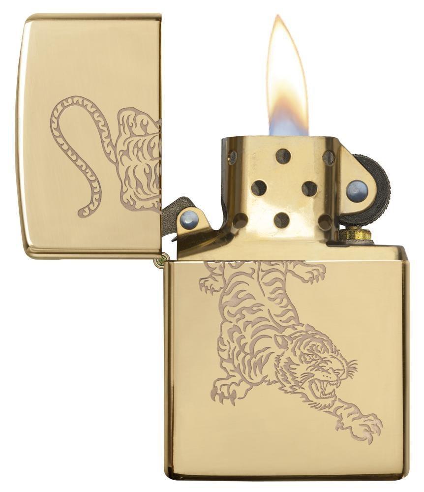 Zippo Lighter - Tiger Design - Lighter USA
