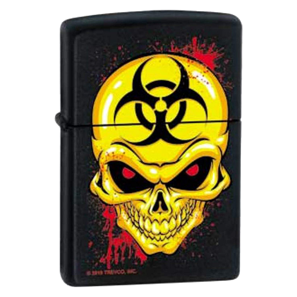 Zippo Lighter - Biohazard Skull - Lighter USA