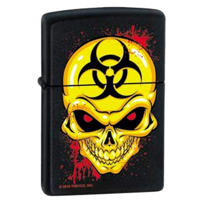 Zippo Lighter - Biohazard Skull - Lighter USA