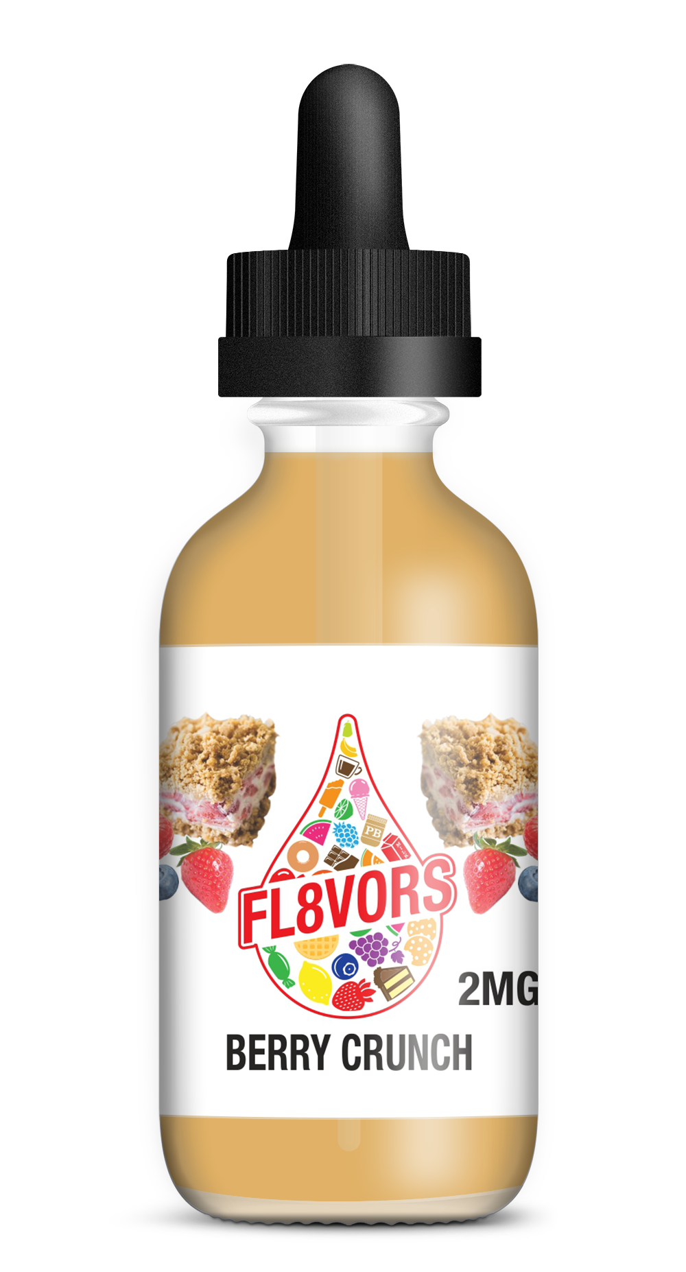 FL8VORS 60ml Vape Juice - Berry Crunch