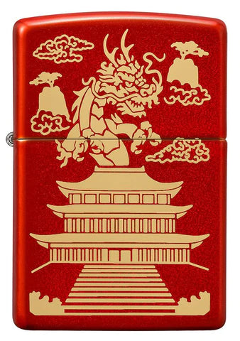 Zippo Lighter - Chinese Towering Dragon Zippo Lighter - Chinese Towering Dragon Zippo - Lighter USA