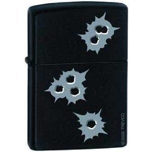 Zippo Lighter - Bullet Holes - Lighter USA