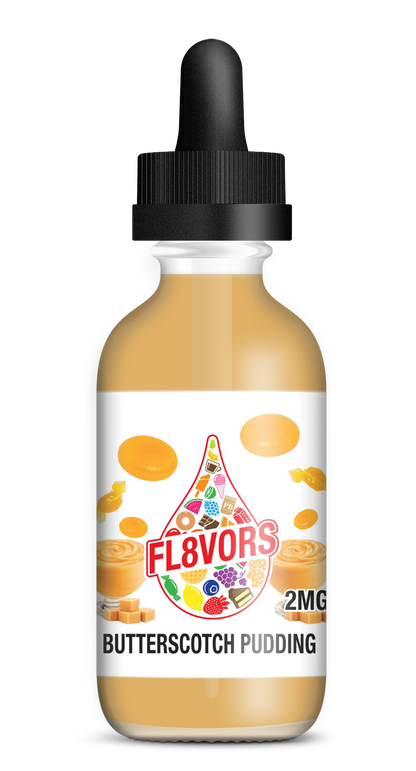 FL8VORS 60ml Vape Juice - Butterscotch Pudding