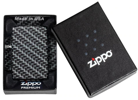 Zippo Lighter - Carbon Fiber Zippo Lighter - Carbon Fiber Zippo - Lighter USA