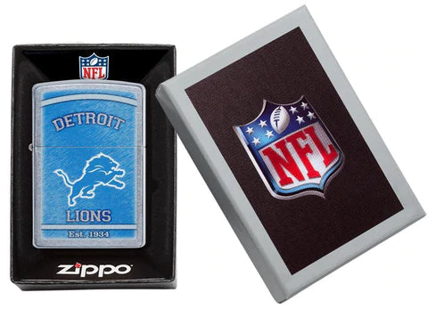 Zippo Lighter - NFL Detroit Lions Zippo Lighter - NFL Detroit Lions Zippo - Lighter USA