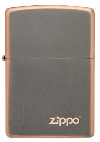 Zippo Lighter - Rustic Bronze w/ Zippo Logo Zippo Lighter - Rustic Bronze w/ Zippo Logo Zippo - Lighter USA