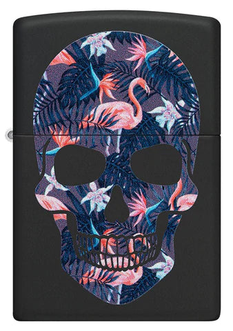 Zippo Lighter - Flamingo Skull Zippo Lighter - Flamingo Skull Zippo - Lighter USA