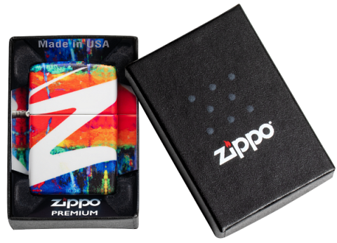 Zippo Lighter - Drippy Z Design Zippo Lighter - Drippy Z Design Zippo - Lighter USA