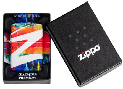 Zippo Lighter - Drippy Z Design Zippo Lighter - Drippy Z Design Zippo - Lighter USA