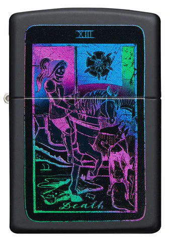 Zippo Lighter - Black Light Tarot Card Zippo Lighter - Black Light Tarot Card Zippo - Lighter USA