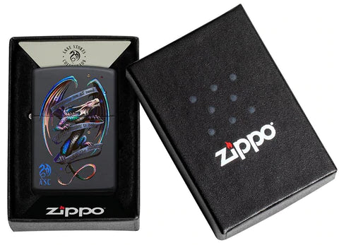 Zippo Lighter - Anne Stokes Colored Dragon Zippo Lighter - Anne Stokes Colored Dragon Zippo - Lighter USA