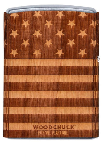 Zippo Lighter - Woodchuck USA American Flag Zippo Lighter - Woodchuck USA American Flag Zippo - Lighter USA