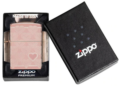 Zippo Lighter - Treat Your Sweet - Heart Zippo Lighter - Treat Your Sweet - Heart Zippo - Lighter USA