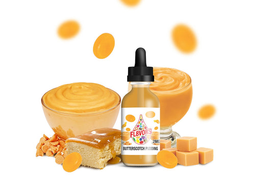 FL8VORS 60ml Vape Juice - Butterscotch Pudding