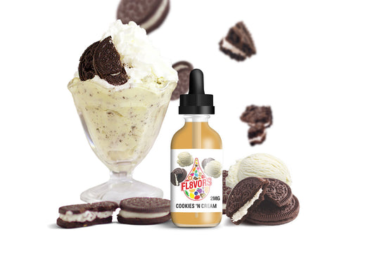 FL8VORS 60ml Vape Juice - Cookies & Cream