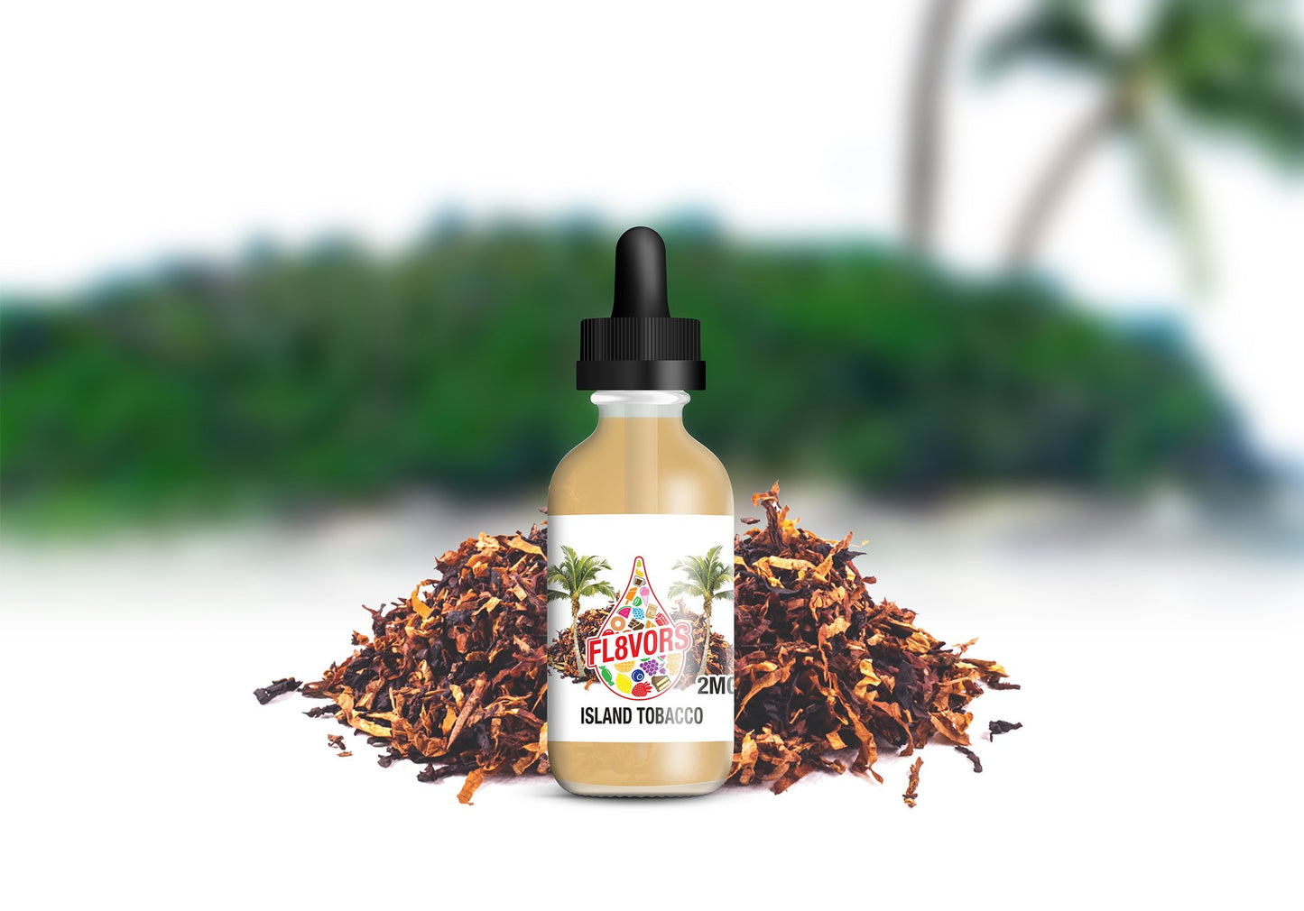 FL8VORS 60ml Vape Juice - Island Tobacco