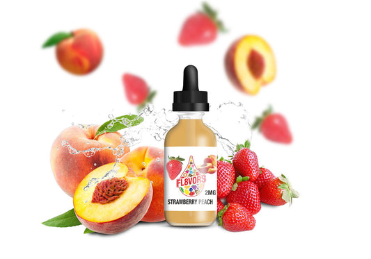 FL8VORS 60ml Vape Juice - Strawberry Peach
