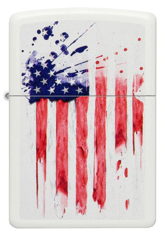 Zippo Lighter - Splattered US Flag Zippo Lighter - Splattered US Flag Zippo - Lighter USA