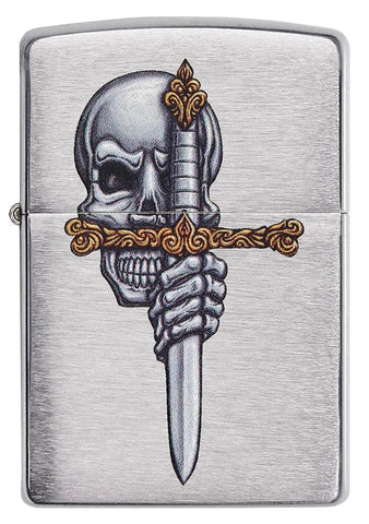 Zippo Lighter - Sword Skull Zippo Lighter - Sword Skull Zippo - Lighter USA