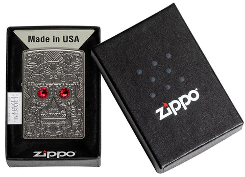 Zippo Lighter - Crystal Skull Zippo Lighter - Crystal Skull Zippo - Lighter USA