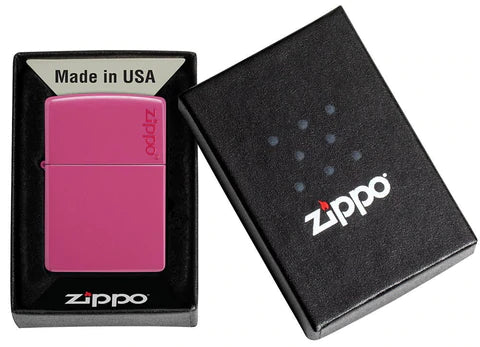 Zippo Lighter - Frequency Hot Pink w/ Zippo Logo Zippo Lighter - Frequency Hot Pink w/ Zippo Logo Zippo - Lighter USA