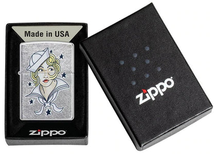 Zippo Lighter - Sailor Girl Tattoo Zippo Lighter - Sailor Girl Tattoo Zippo - Lighter USA