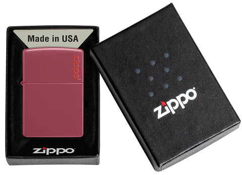 Zippo Lighter - Red Brick w/ Zippo Logo Zippo Lighter - Red Brick w/ Zippo Logo Zippo - Lighter USA