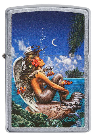 Zippo Lighter - Rick Rietveld Mermaid Zippo Lighter - Rick Rietveld Mermaid Zippo - Lighter USA