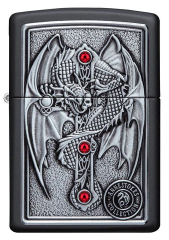 Zippo Lighter - Anne Stokes Gothic Guardian Emblem Zippo Lighter - Anne Stokes Gothic Guardian Emblem Zippo - Lighter USA