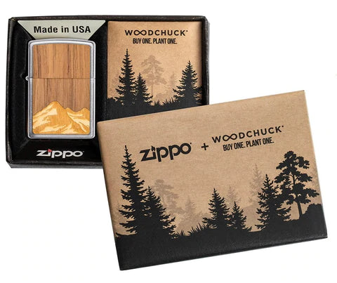 Zippo Lighter - Woodchuck Mountains Zippo Lighter - Woodchuck Mountains Zippo - Lighter USA