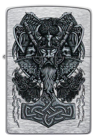 Zippo Lighter - Viking Zippo Lighter - Viking Zippo - Lighter USA