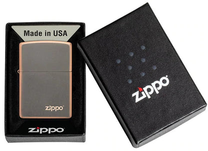 Zippo Lighter - Rustic Bronze w/ Zippo Logo Zippo Lighter - Rustic Bronze w/ Zippo Logo Zippo - Lighter USA